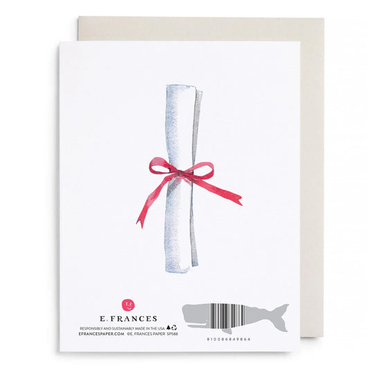 E. Frances Best Hat Ever Graduation Greeting Card