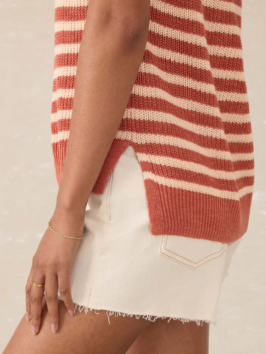 Faherty Miramar Linen Sweater Tank