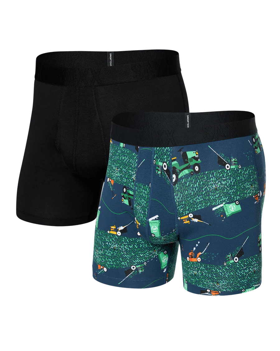 Saxx DropTemp® Cooling Cotton (2 Pack) Cooling Cotton Boxer Brief 5"
