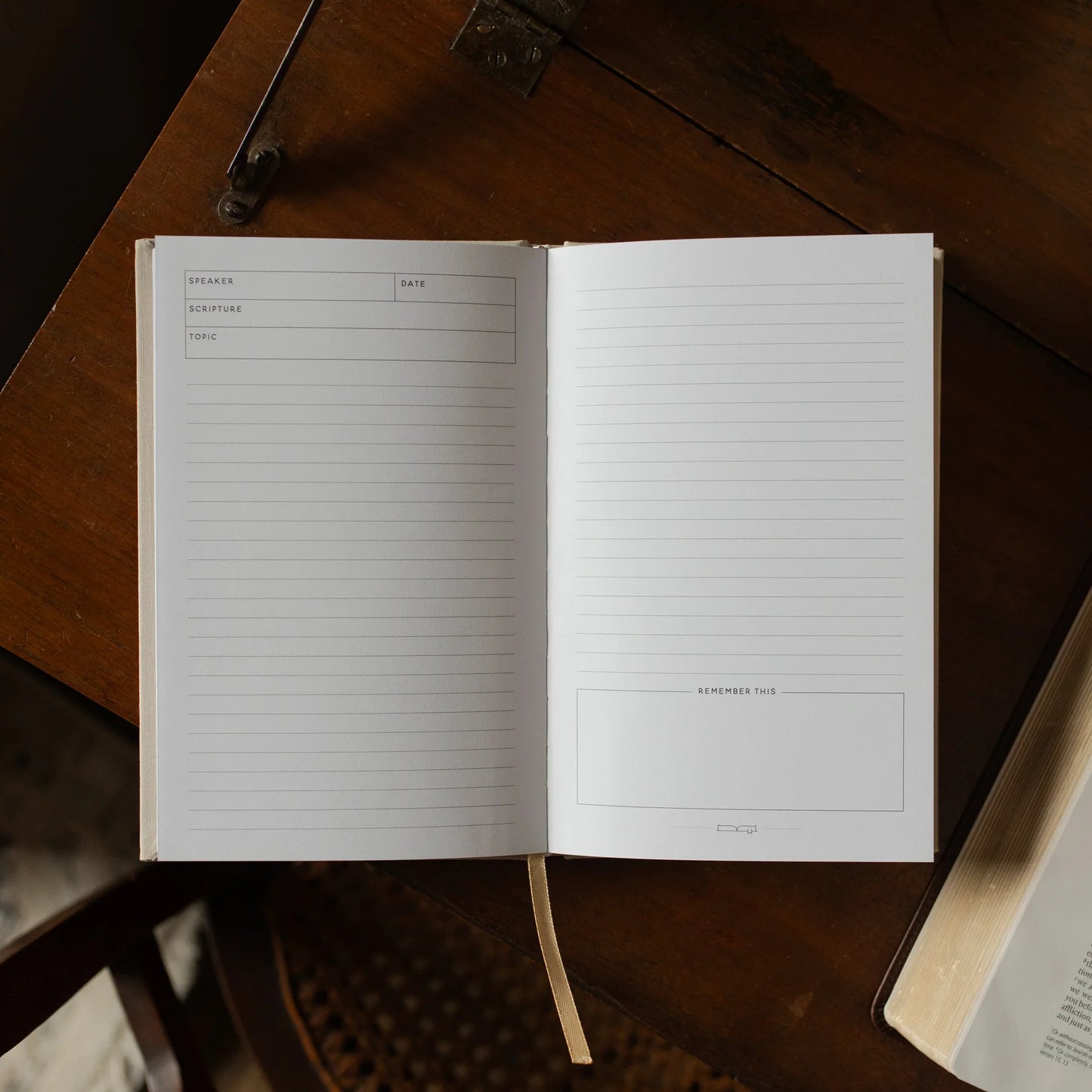 Daily Grace Co. Sermon Notes Journal- Beige