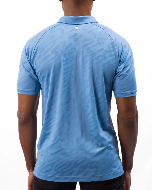 Waggle Men's Superior WeaveLight Jacquard Polo