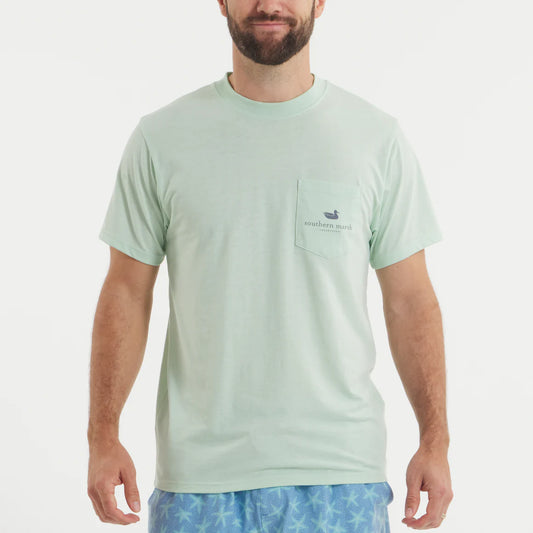 Southern Marsh Seawash Tee-Retro Redfish