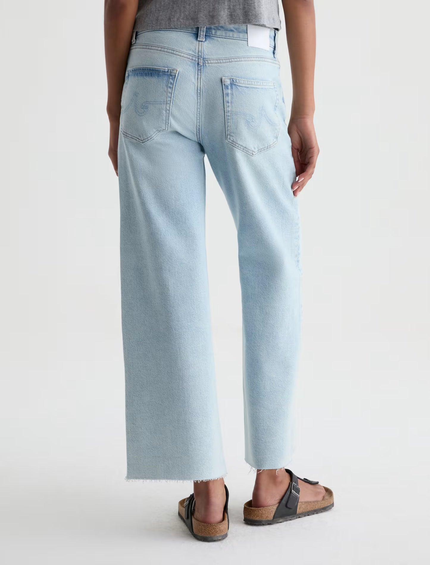 AG Saige Wide Leg Crop Jean Mid-Rise Fit - Harvest