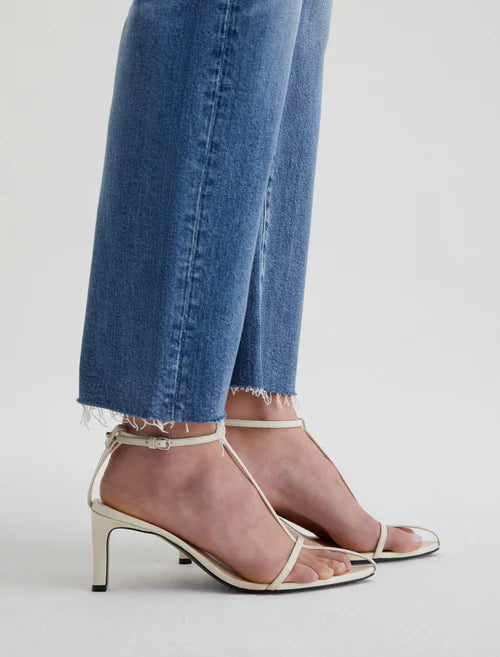 AG Women's Brinley Crop AG-ed™ Mid-Rise Straight Denim