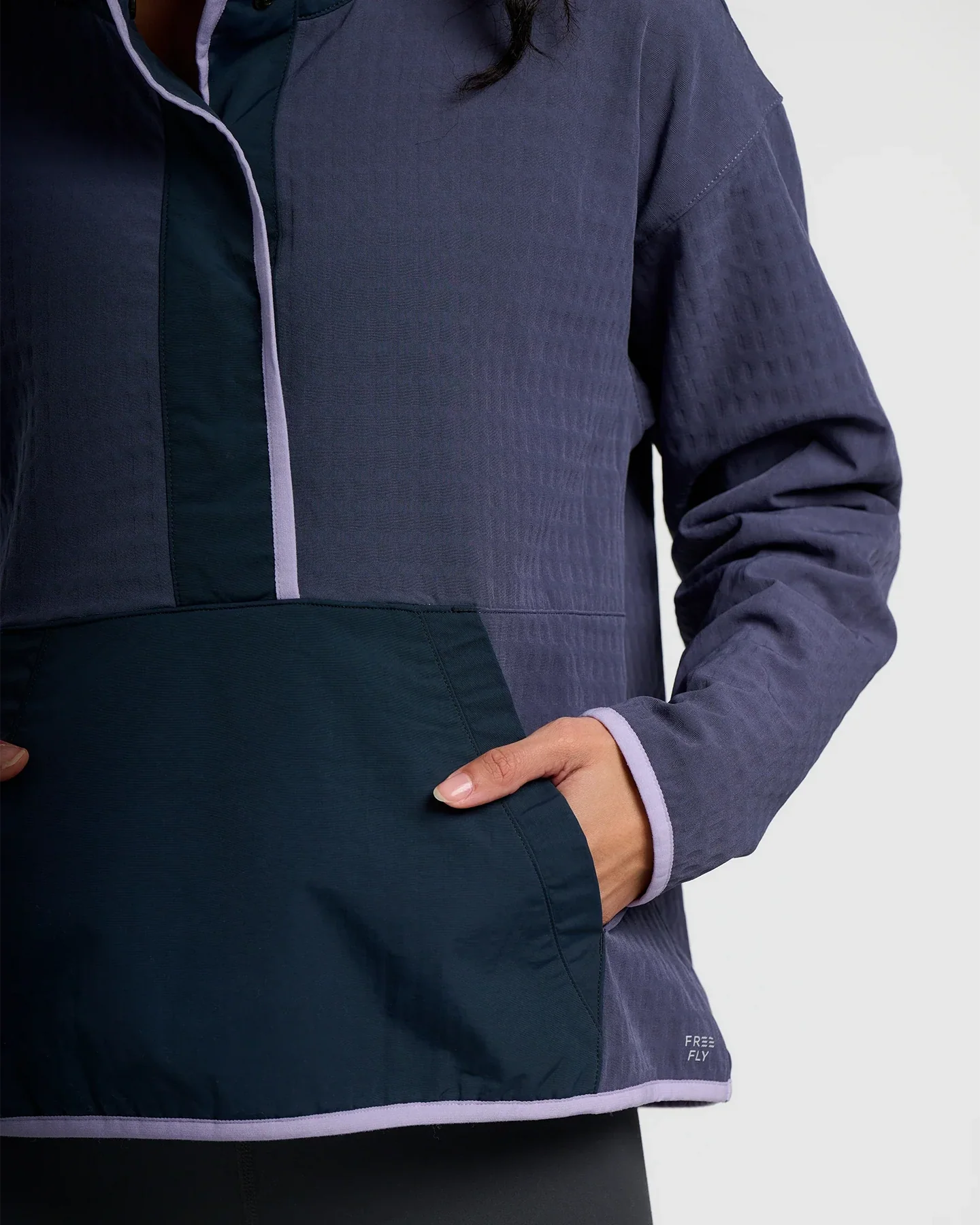 Free Fly Women's Gridback Fleece Snap Pullover