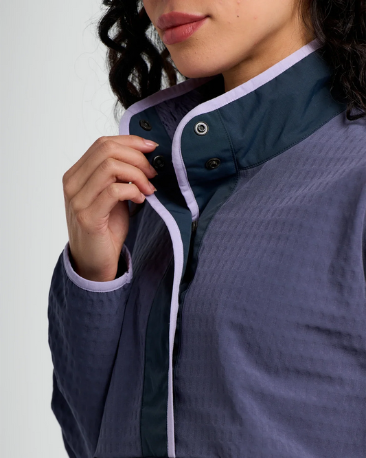 Free Fly Women's Gridback Fleece Snap Pullover
