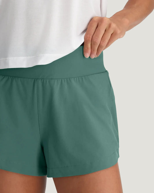 Free Fly Women's Bamboo-Lined Active Breeze Short – 3"