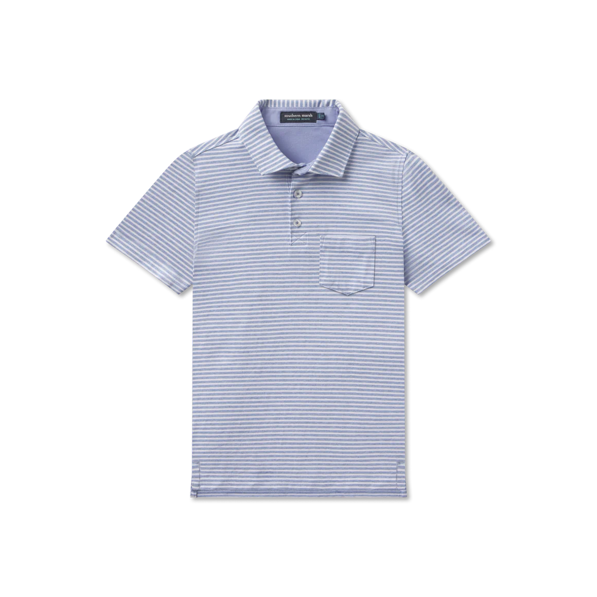 Southern Marsh Youth Nantucket Relaxed Polo - Stripe