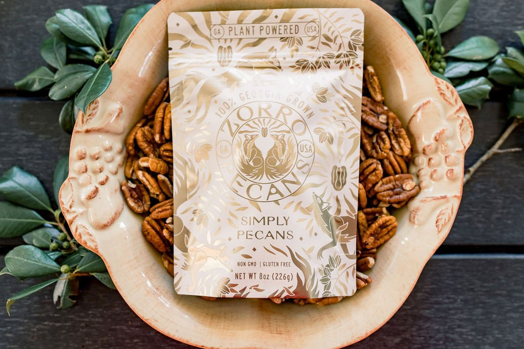 Zorro Pecans Simply Pecans 8oz Bag