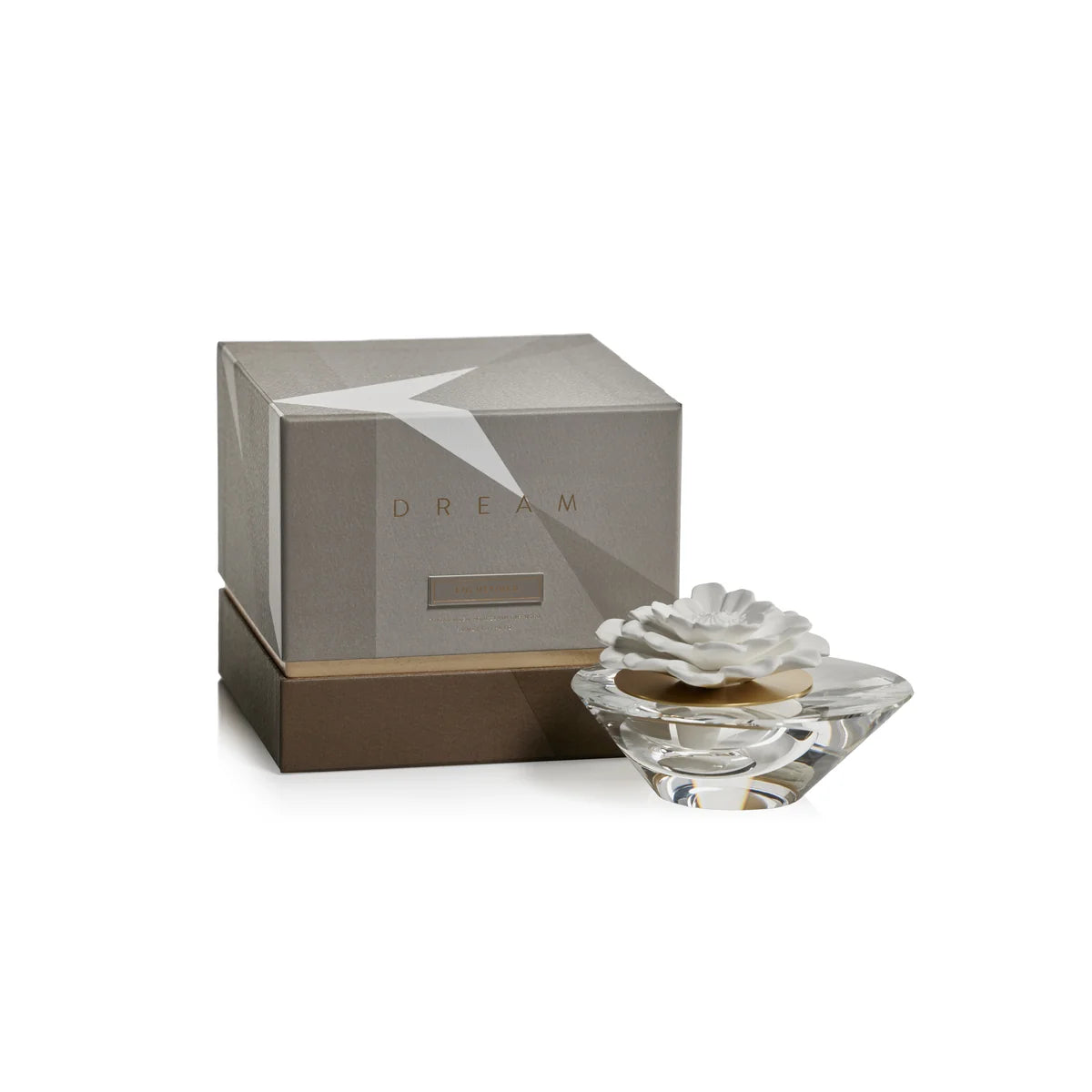 Zodax Dream Mini Crystal Fragranced Porcelain Diffuser- Fig Vetiver