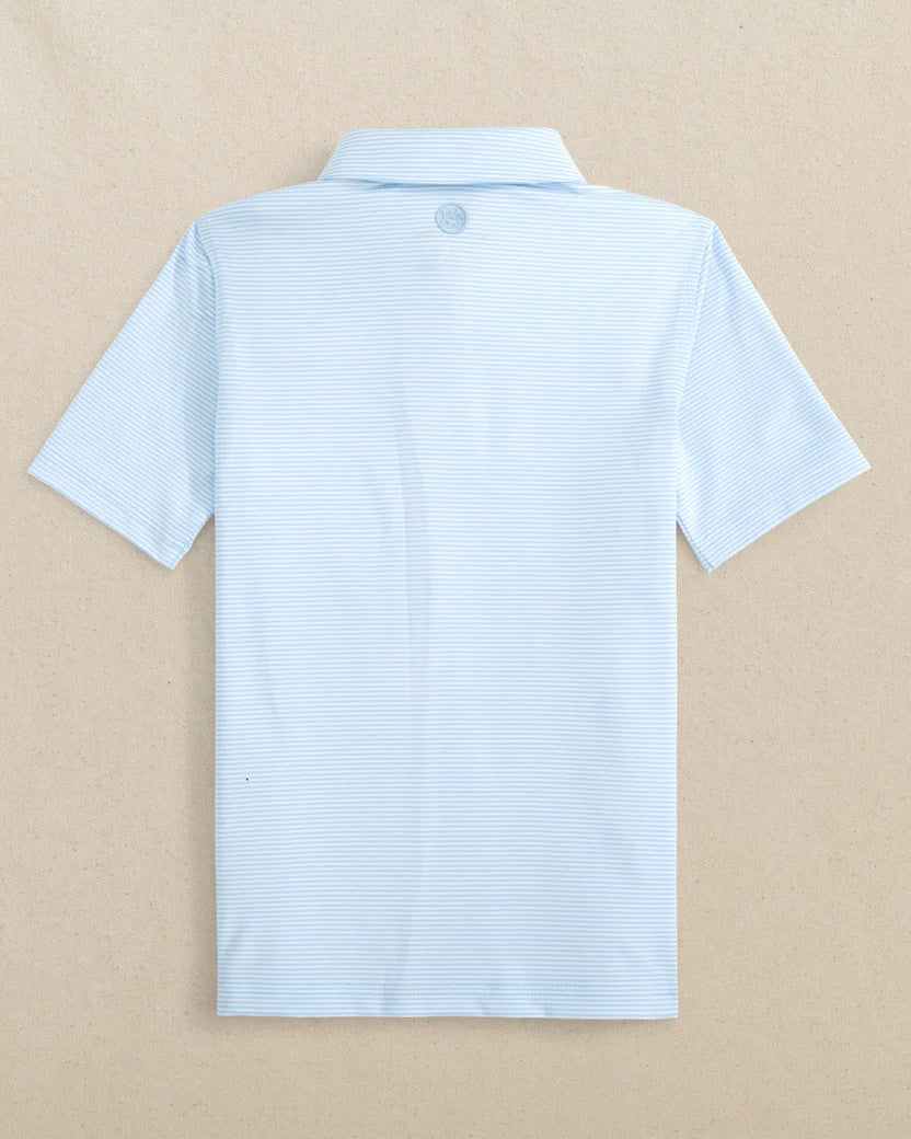 Southern Tide Boys Driver Meadowbrook Stripe Performance Polo