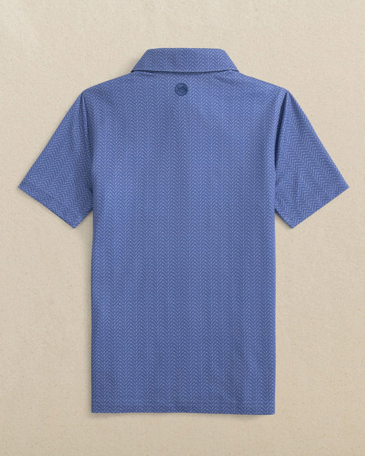 Southern Tide Boys Driver Raise The Par Printed Performance Polo