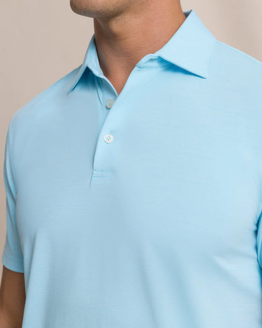 Southern Tide Coastal Breeze Heather Performance Polo