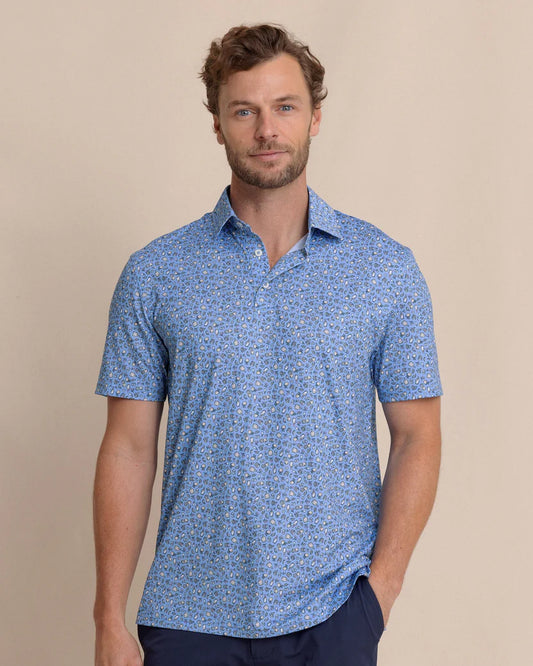 Southern Tide Men's Driver I'll Have an Old Fashioned Printed Polo
