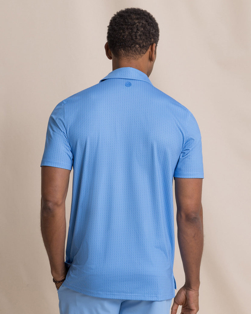 Southern Tide Men's Driver Seaside Geo Printed Polo