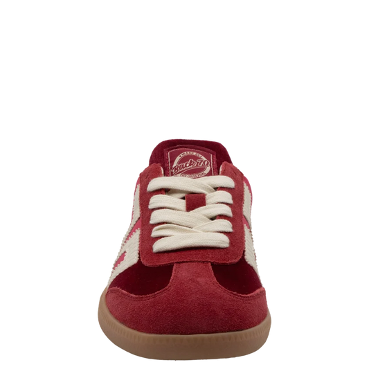 Back 70 Easter W26 In Velvet Red Milk Backless Sneakers
