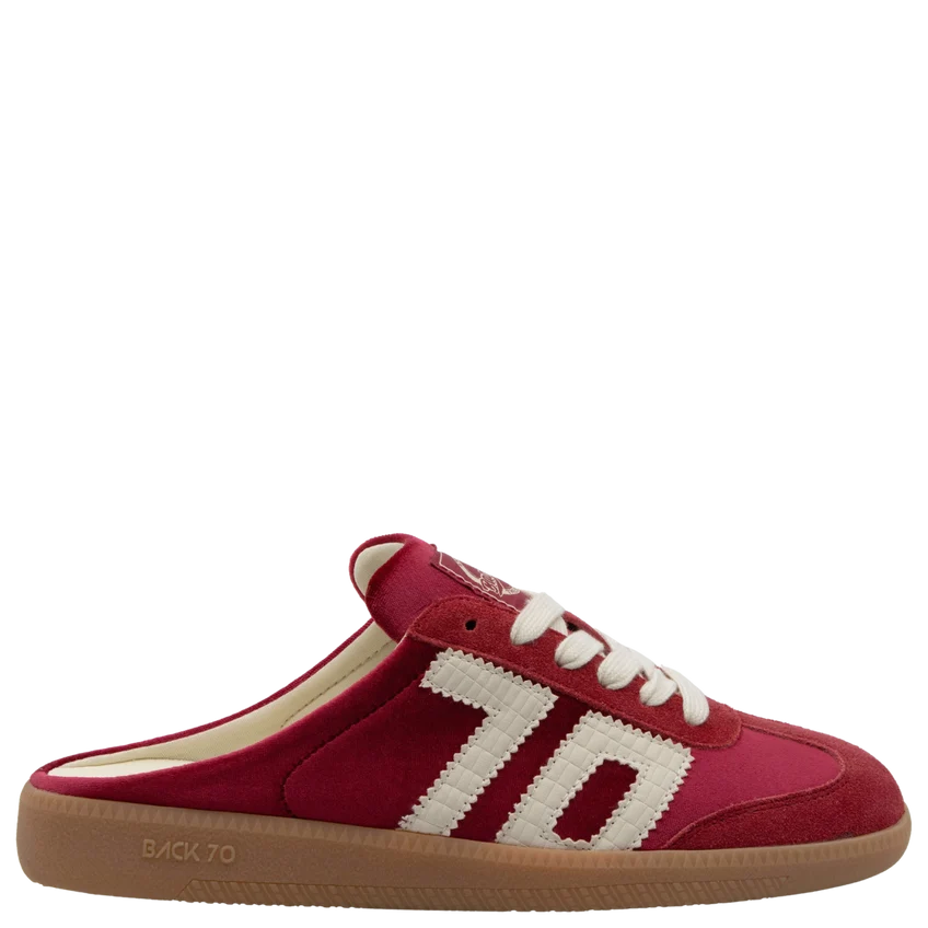 Back 70 Easter W26 In Velvet Red Milk Backless Sneakers