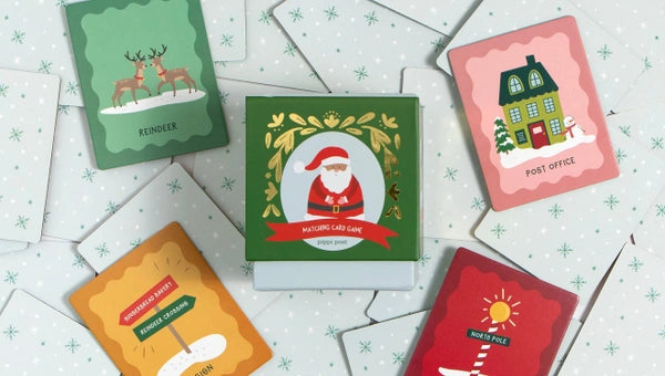Pippi Post The North Pole Christmas Memory Matching Card Game