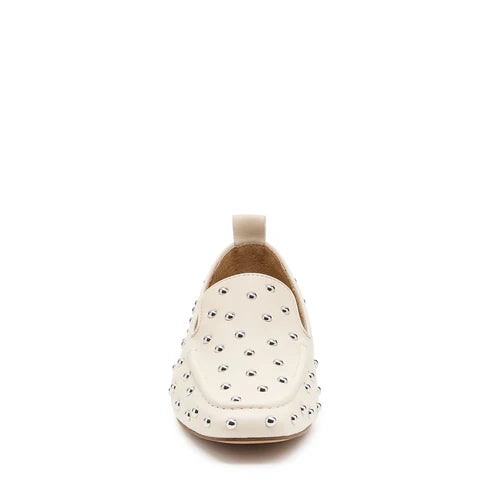 Kelsi Dagger Finley Cream Stud Loafers