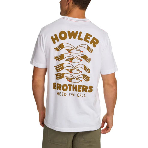 Howler Bros Cotton T-shirt-Flocka Seagulls