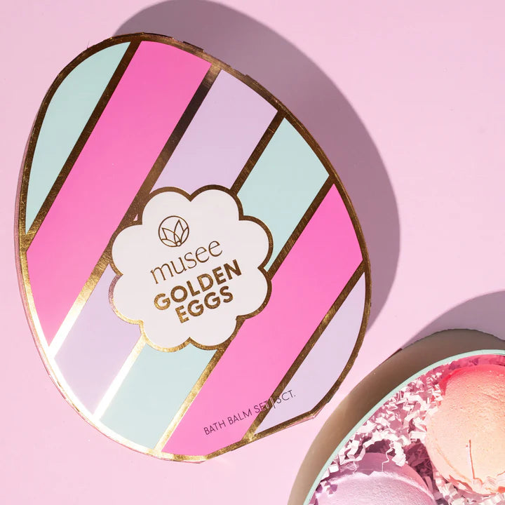 Musee Golden Egg Three Bath Balm Set