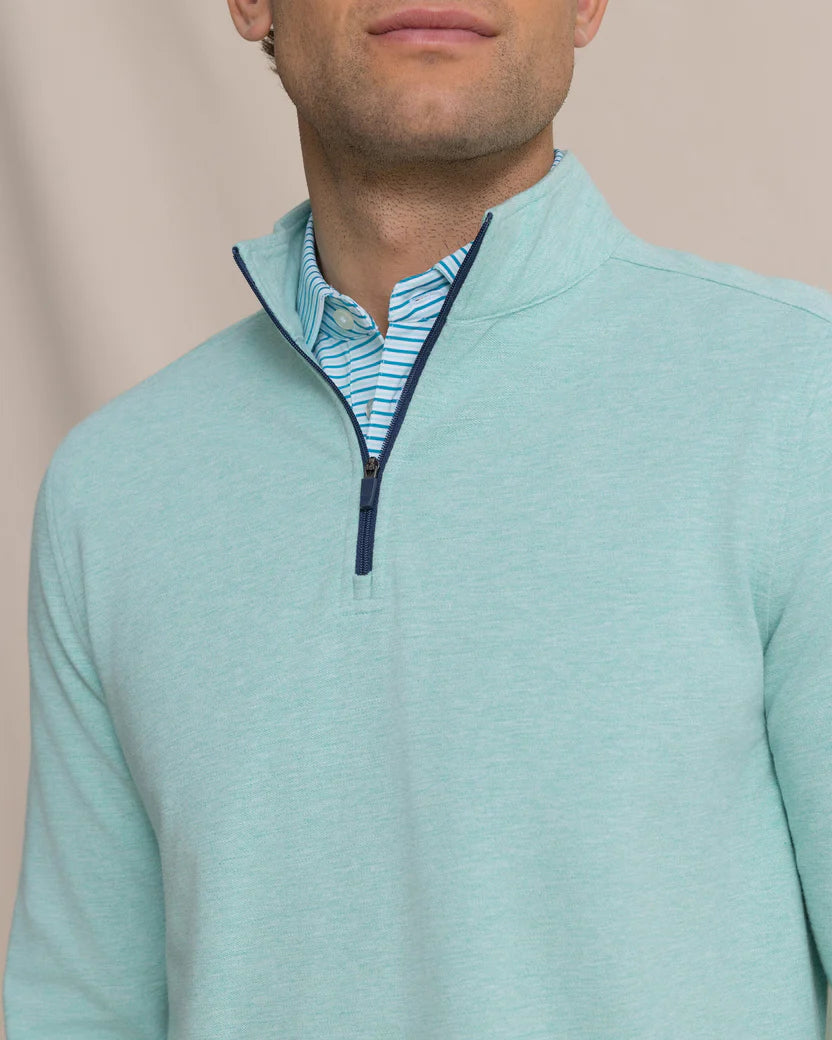 Southern Tide Men's Gulf View Heather Quarter Zip