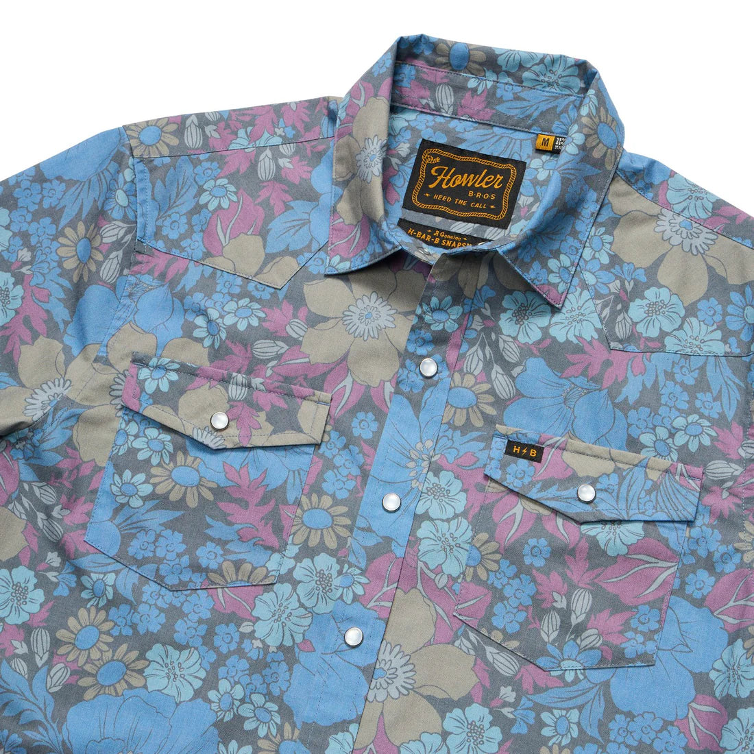 Howler Bros H Bar B Snapshirt-Flower Power