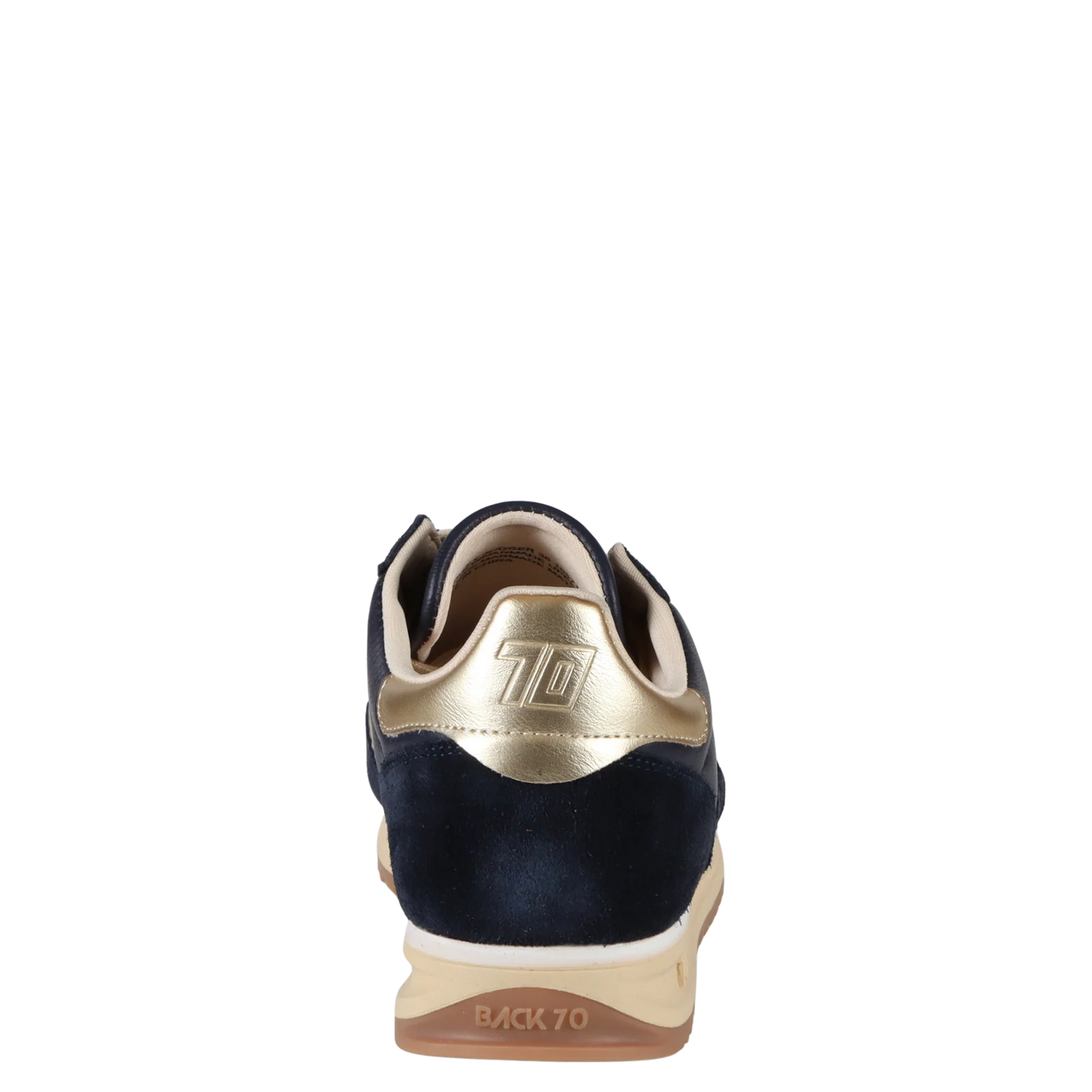 Back 70 Jogger N In Navy Gold Sneakers