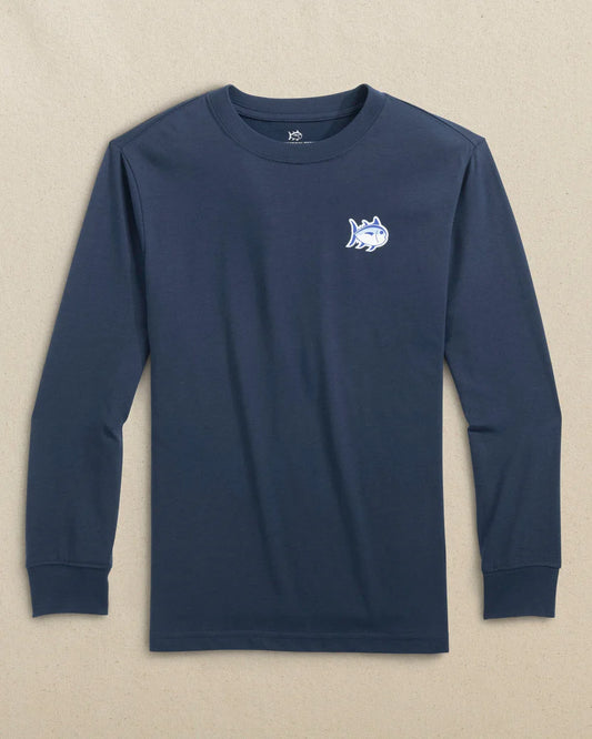 Southern Tide Kids Stickers Long Sleeve T-Shirt