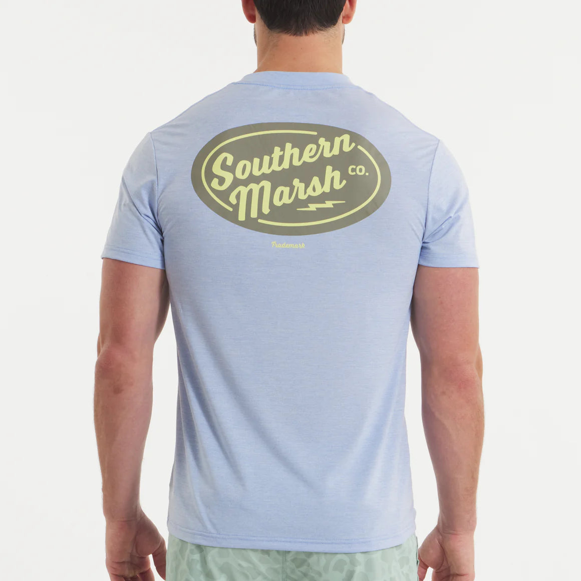 Southern Marsh Men's FieldTec Pro Heathered Tee - Lit Up
