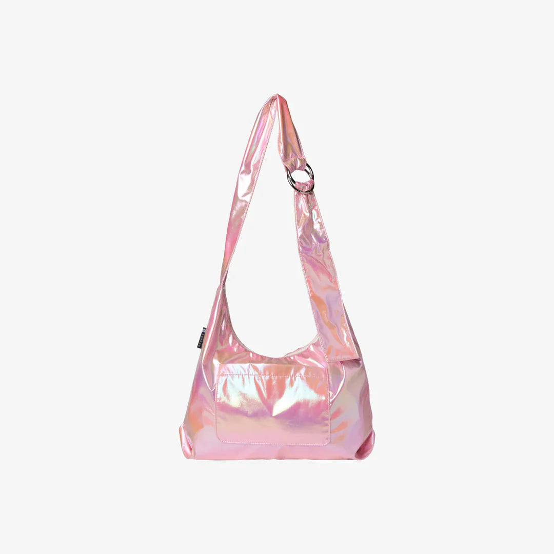 Thread Wallets Mini Metallic Slouchy Bag