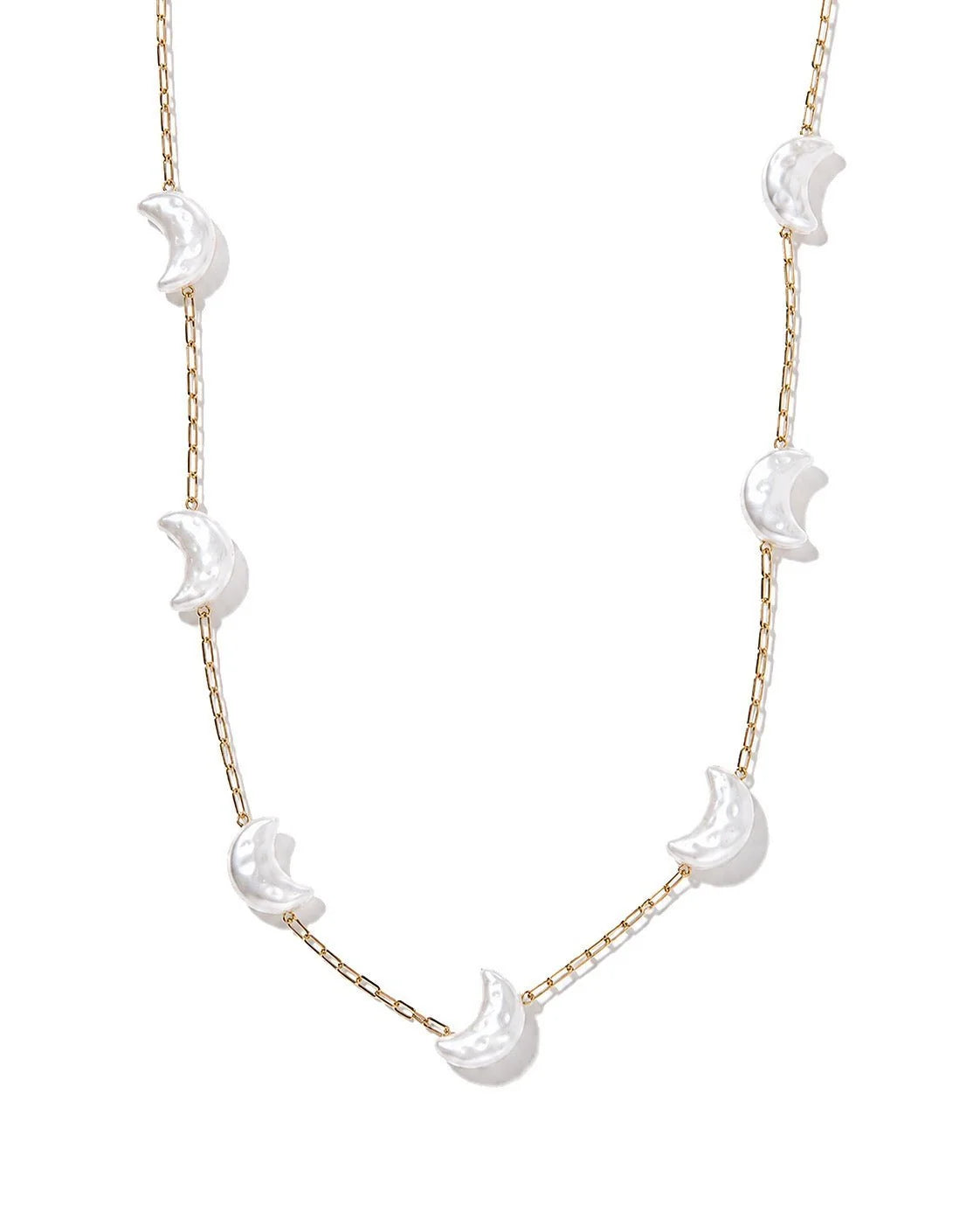Linny Co. Necklace - Birdie Moon Pearl