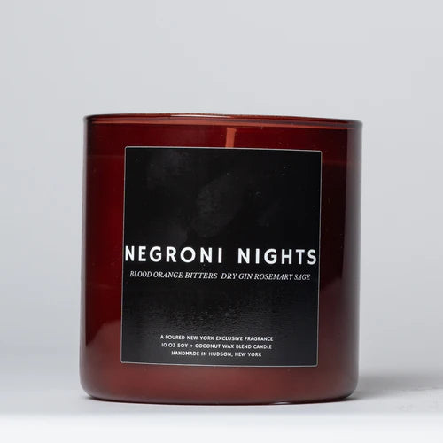 Poured New York Negroni Nights 10 OZ Soy Wax Candle