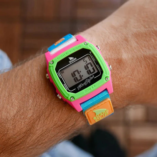 Freestyle Shark Classic Clip Watch-Black/Neon