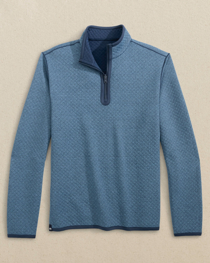 Southern Tide Oak Island Reversible Quarter Zip