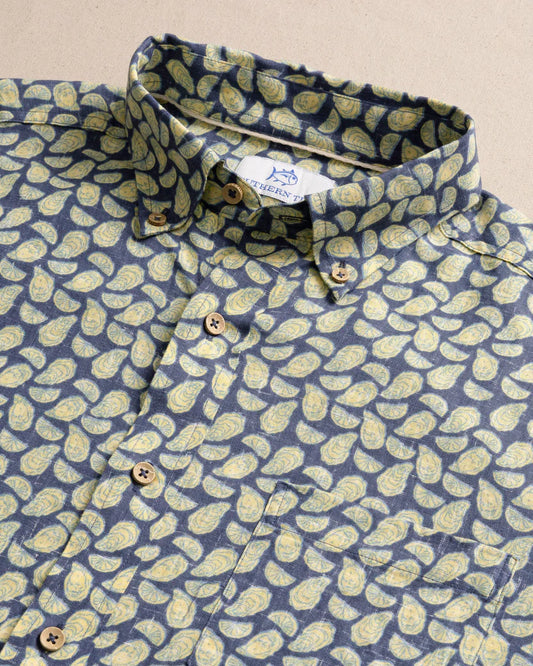 Southern Tide Short Sleeve Oyster Roast Sportshirt