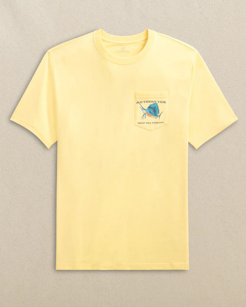 Southern Tide Men's Sailfish Deep Sea Fishing Short Sleeve T-Shirt