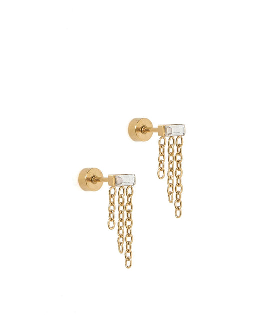 Linny Co. Screwback Stud Earrings - Becca