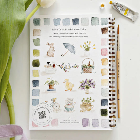 Emily Lex Studio Spring Watercolor Workbook