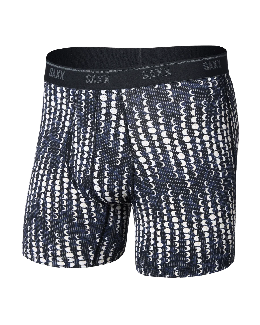 Saxx Quest Quick-Dry Mesh Performance Boxer Brief 6"- Moonrise