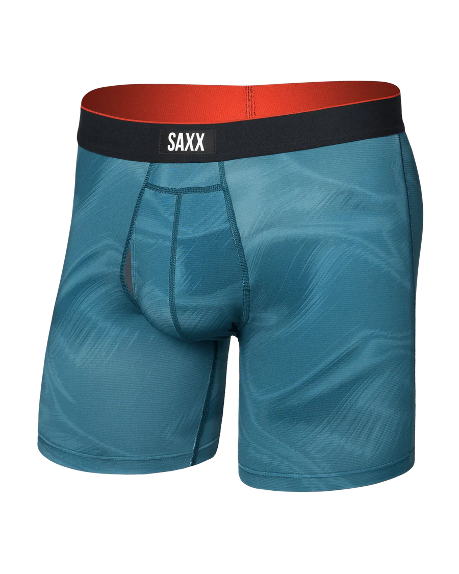 Saxx Multi-Sport Mesh Multi-Sport Performance Boxer Brief 6"- Platinum Camo