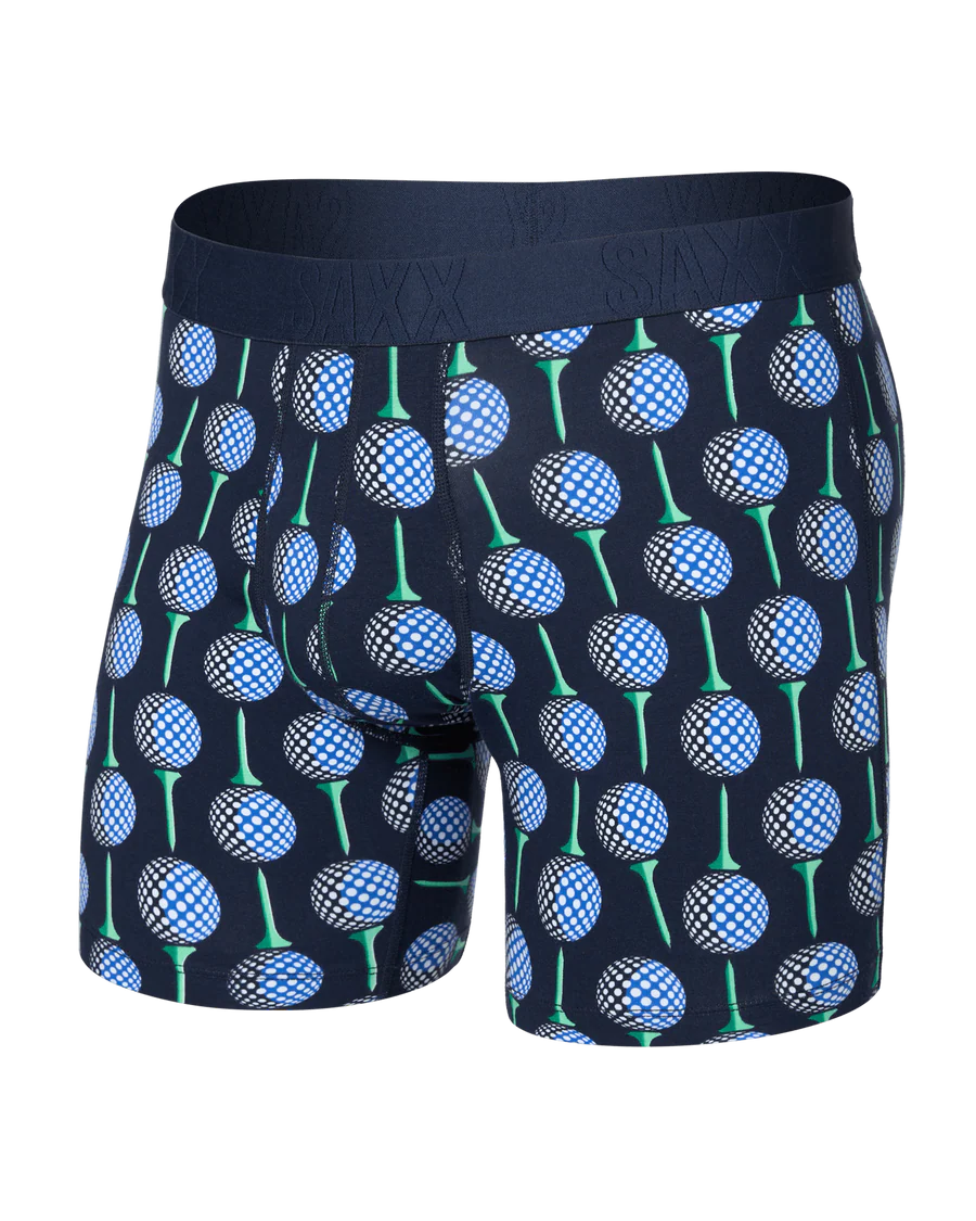 Saxx DropTemp® Cooling Cotton Cooling Cotton Boxer Brief 6"- Have A Ball