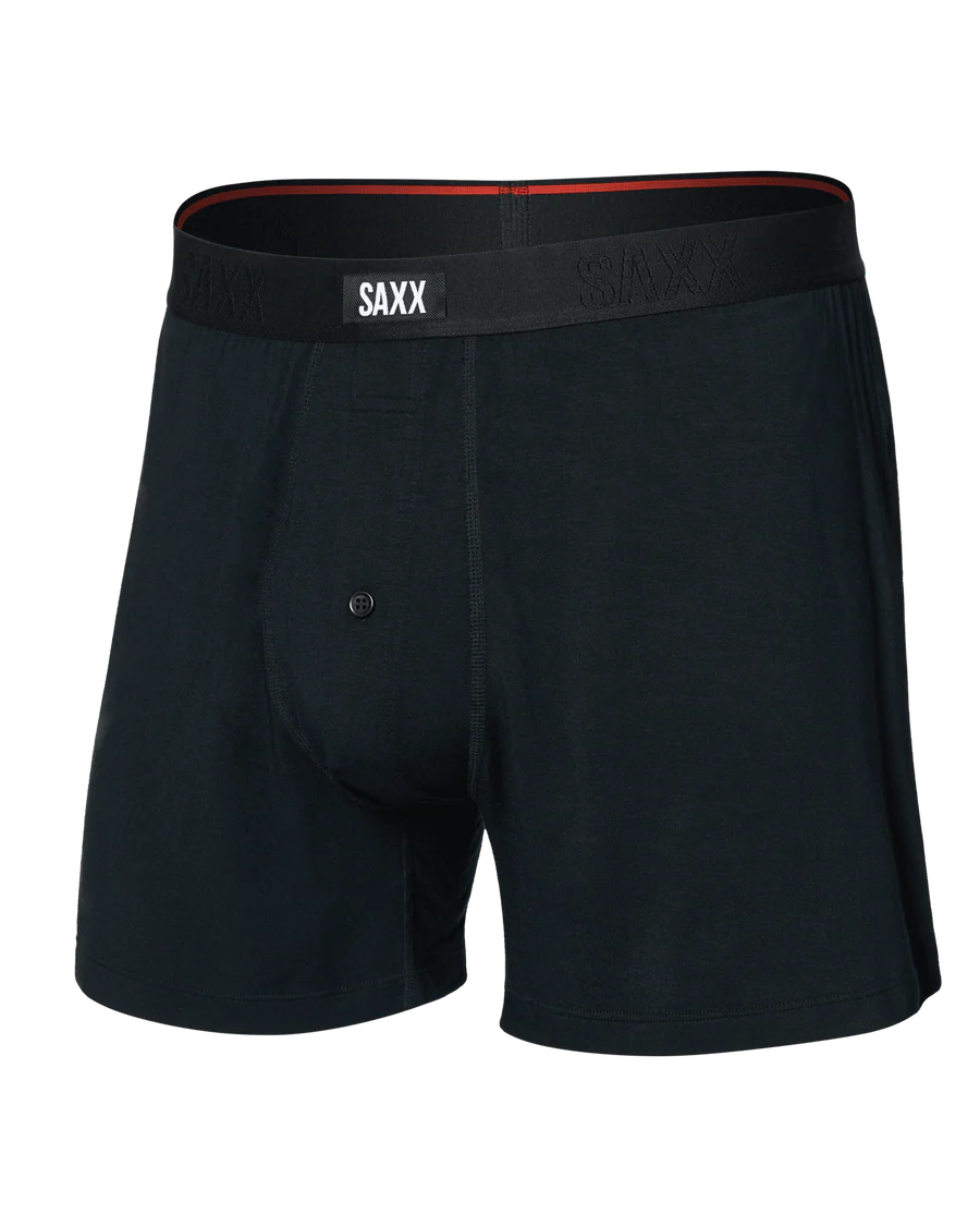 Saxx Snooze Loose Boxer Short 5"- Black
