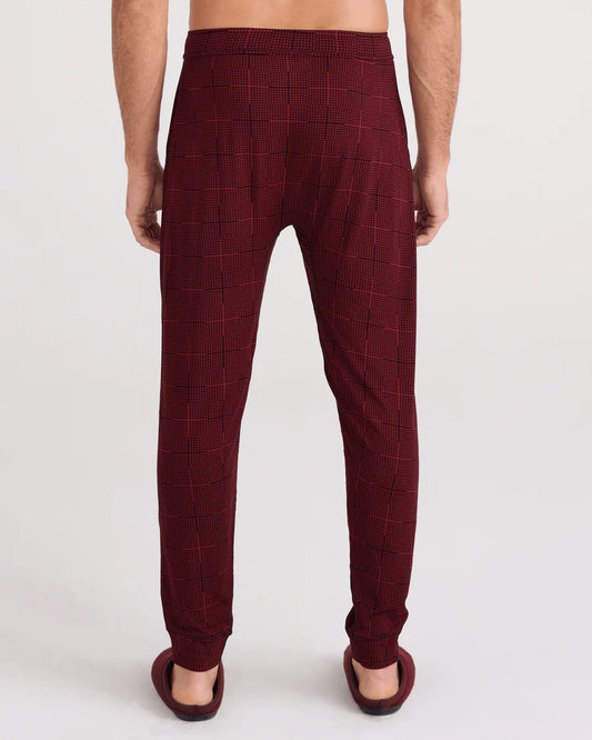 Saxx Snooze Super Soft Modal Sleep Pant- Red Plaid