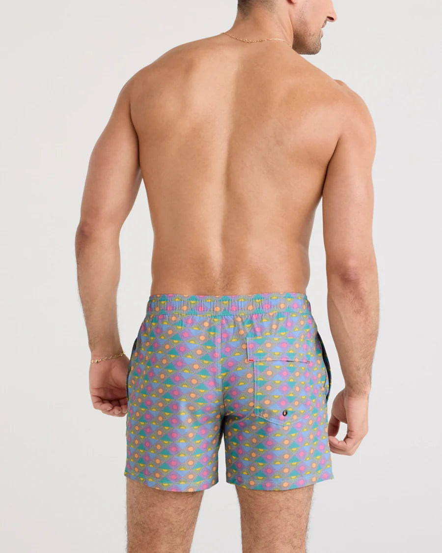 Saxx Men's Oh Buoy Two In One 5" Swim Volley Short With Liner