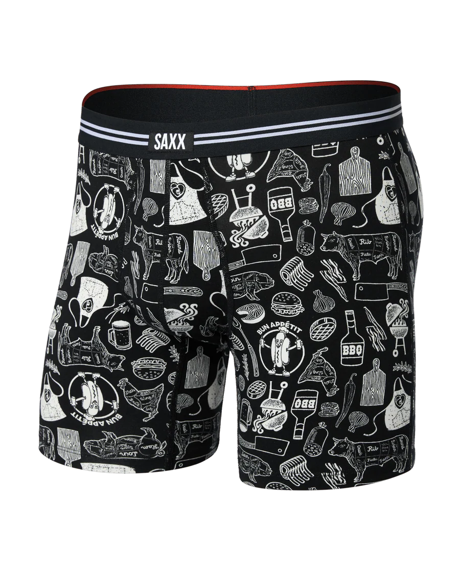 Saxx Vibe Xtra Soft Comfort Soft Comfort Boxer Brief 6" - Bun Appetit