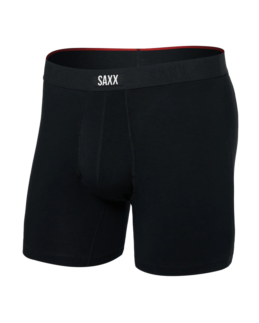 Saxx Vibe Xtra Soft Comfort Soft Comfort Boxer Brief 6"- Black