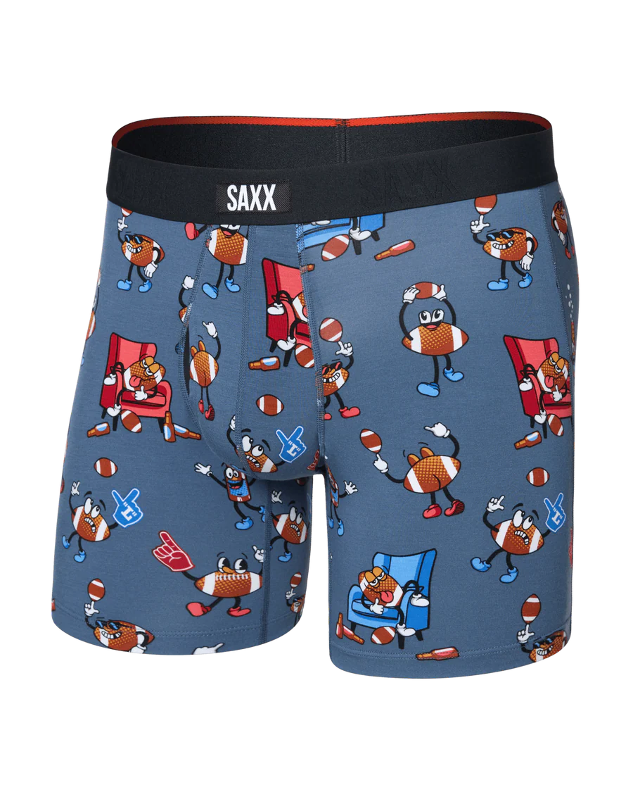 Saxx Vibe Xtra Soft Comfort Soft Comfort Boxer Brief 6"- Game Day