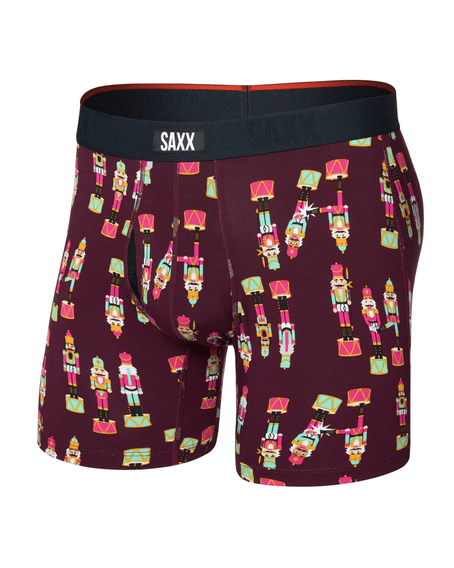Saxx Vibe Xtra Soft Comfort Soft Comfort Boxer Brief 6"- Nutcracker