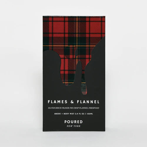 Poured New York Flames And Flannels Abode And Body Mist 3.4 FL OZ / 100 ML